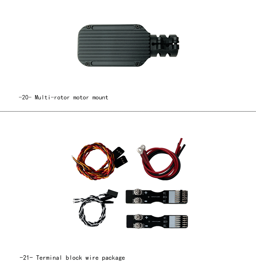 Makeflyeasy Hero Monitoring Aerial Survey Carrier KIT (EPO, EVA, Carbon Tubes, Connectors) Accessories